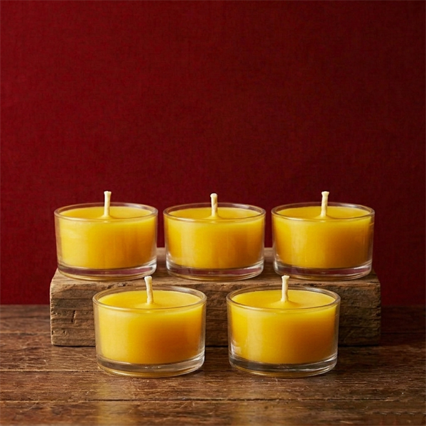 Bulk Beeswax Tea Lights Candles