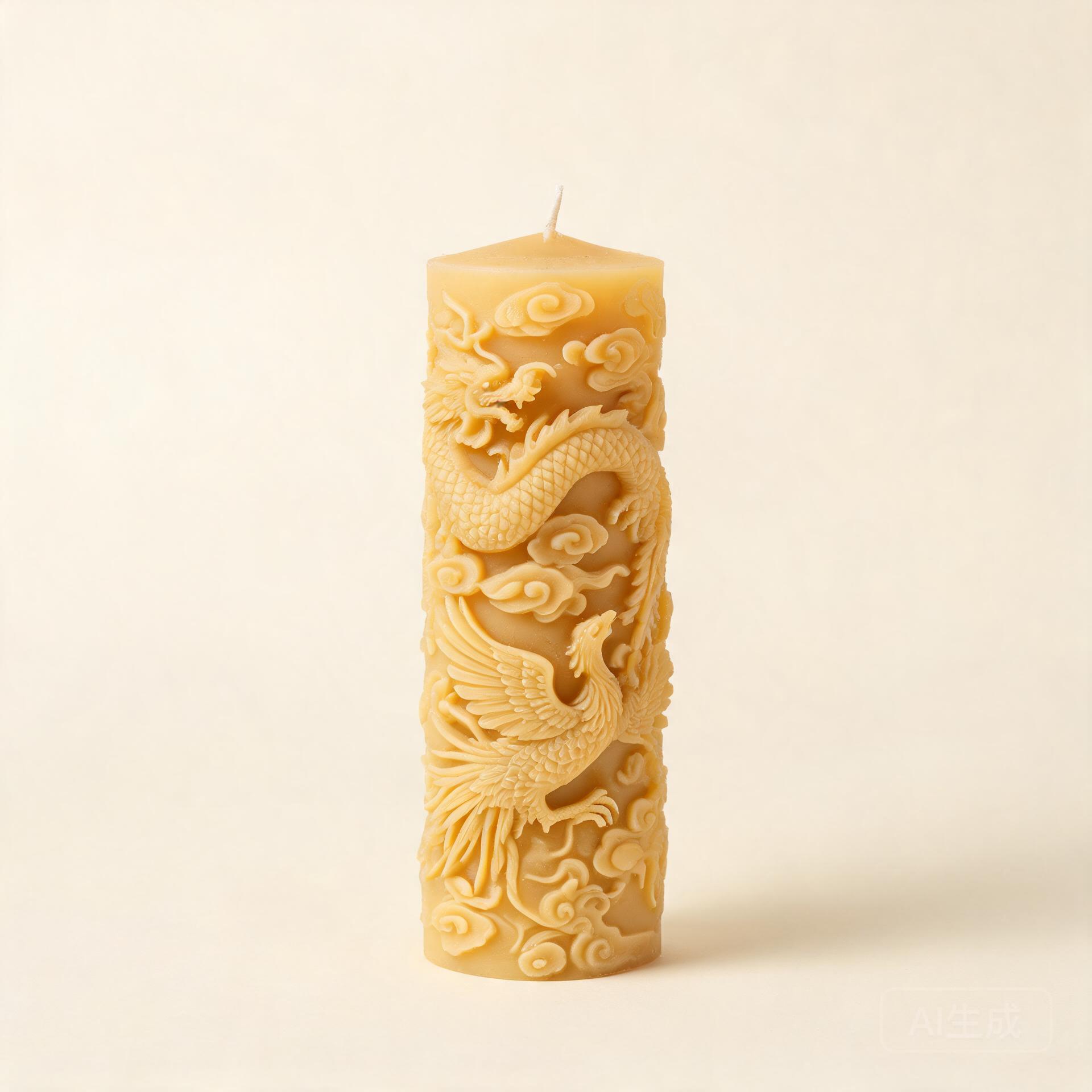 Dragon & Phoenix Wedding Pillars