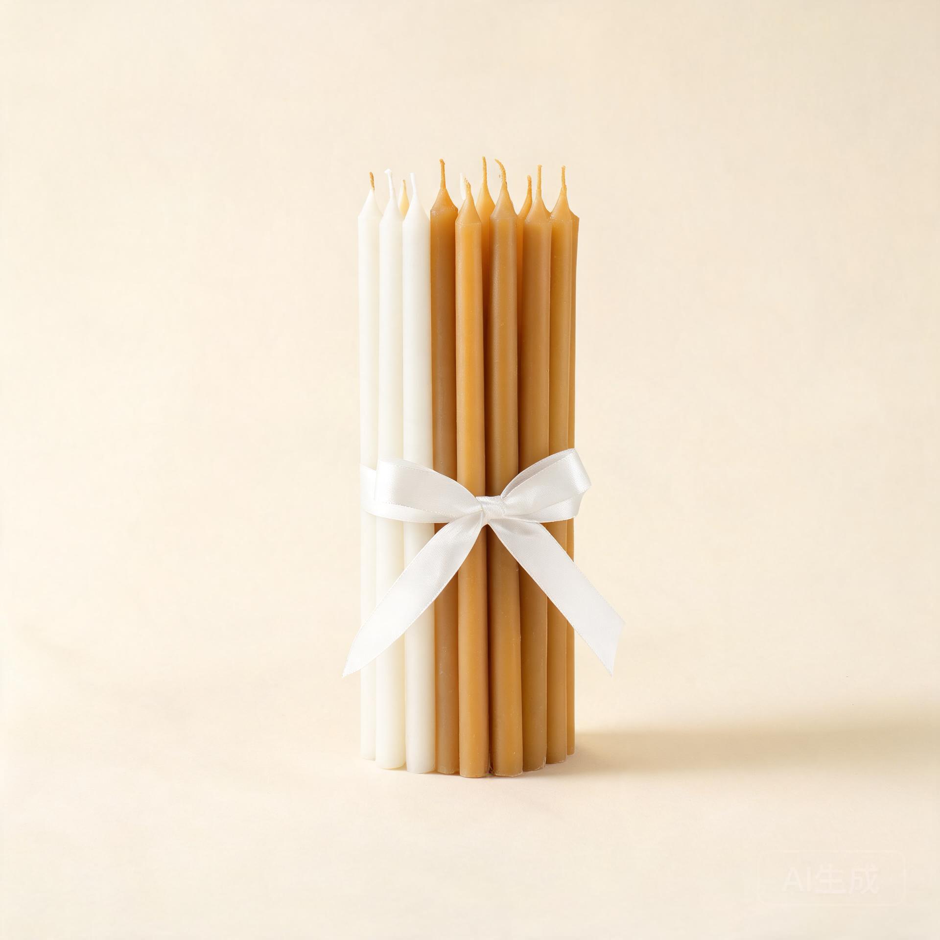 Hand-Dipped Wedding Tapers