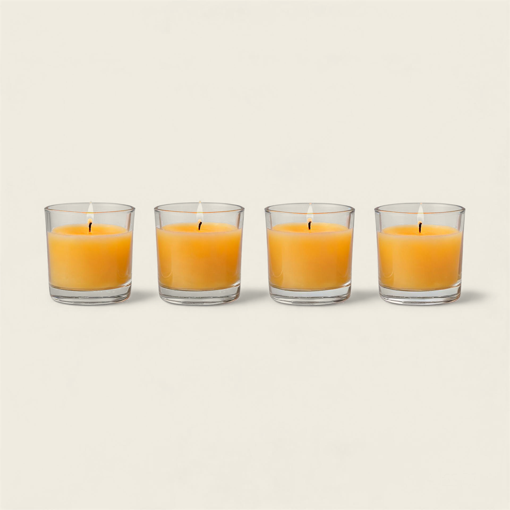 Natural Honey Spring Votive Cups