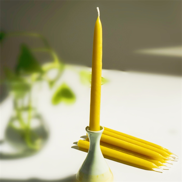 Bulk Beeswax Tea Lights Candles - Close-up View