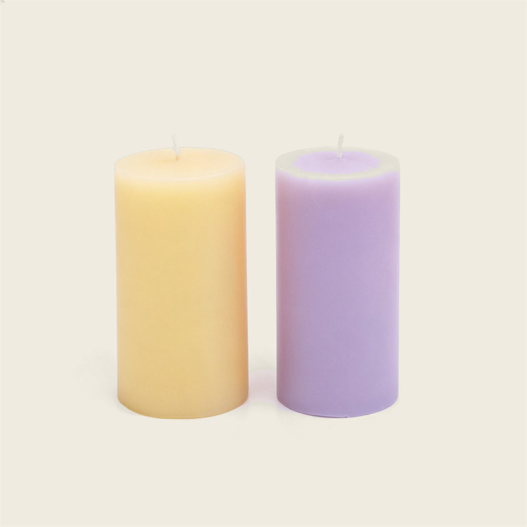 Pastel Easter Pillar Candles
