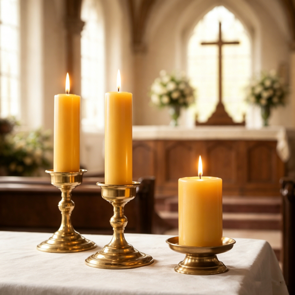 Protestant Beeswax Candles