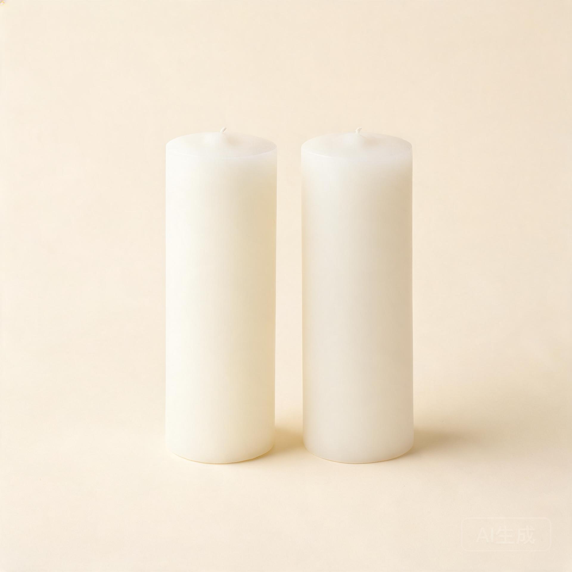 Refined White Autumn Pillars