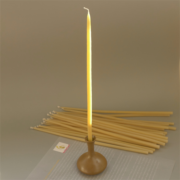 Russian Orthodox Beeswax Candles - Detail View