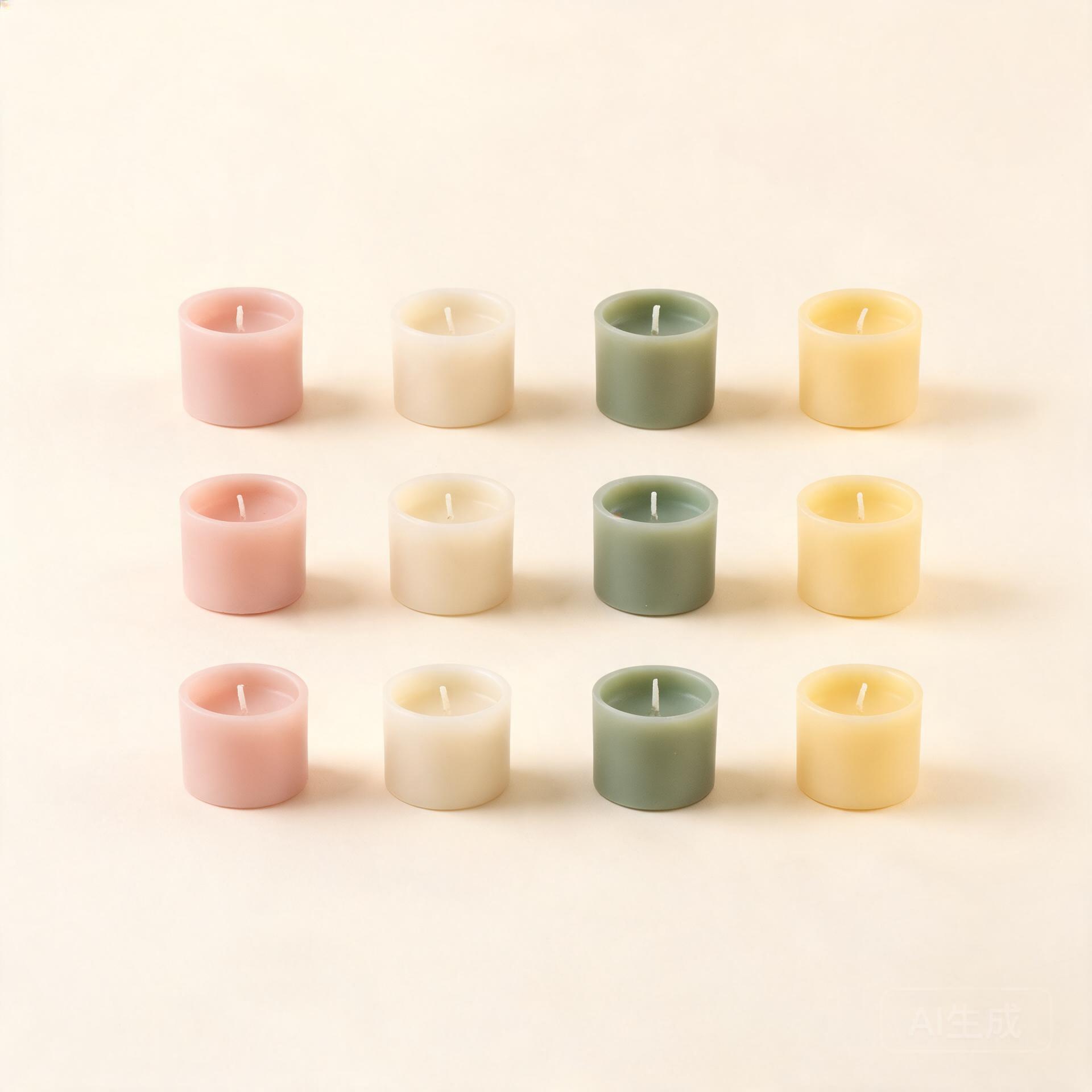Spring Pastel Wellness Candle Collection