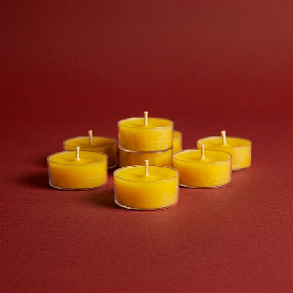 4-Hour Pure Beeswax Tea Lights