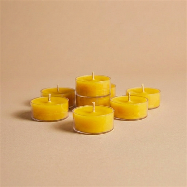 4-Hour Pure Beeswax Tea Lights