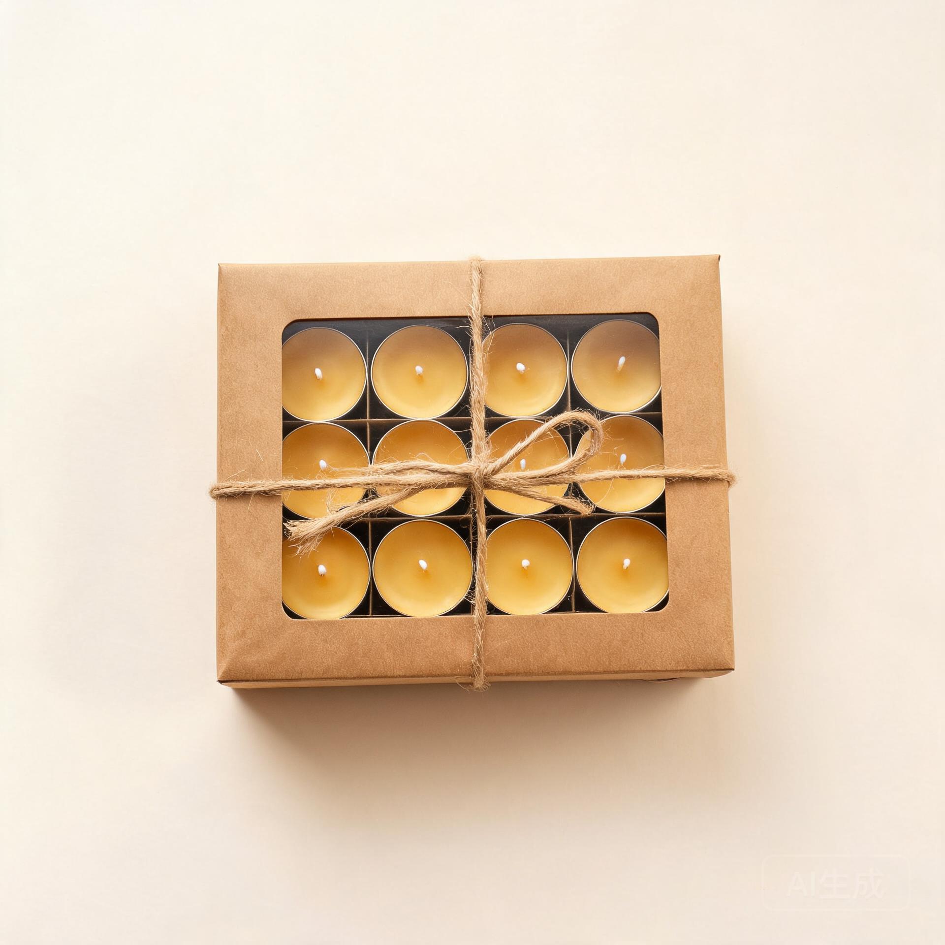 Thanksgiving Beeswax Tea Light Boxes